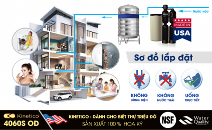 HỆ THỐNG LỌC TỔNG VÀ LÀM MỀM 2 IN 1 KINETICO 4060S OD (MADE IN USA)